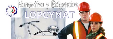 Salud Ocupacional e higiene en el ambiente laboral: LOPCYMAT