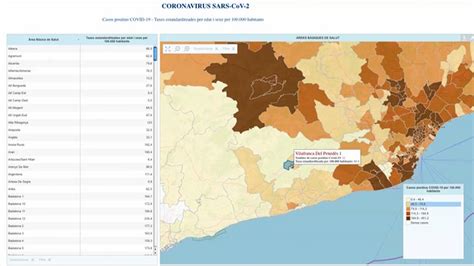 Salut activa un mapa interactiu sobre les dades del coronavirus a ...