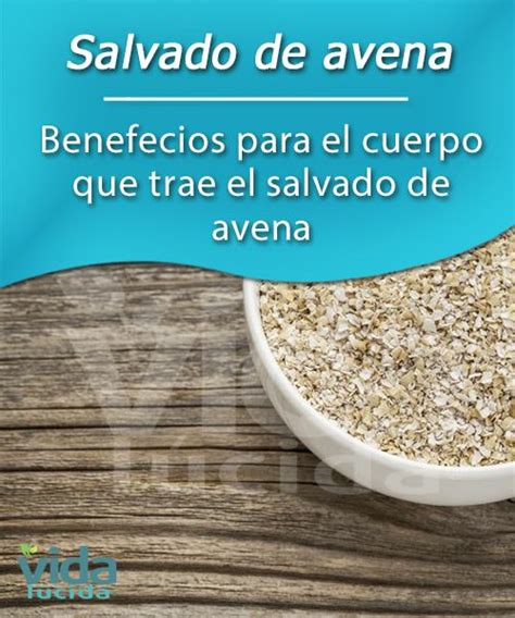 Salvado de avena, propiedades y beneficios para el cuerpo ...