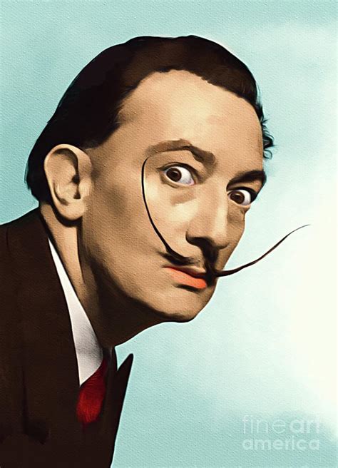 Salvador Dali, Famous Artist Painting by Esoterica Art Agency