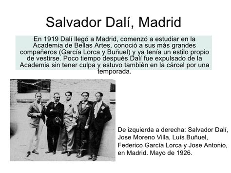 Salvador Dalí, Madrid Y Paris
