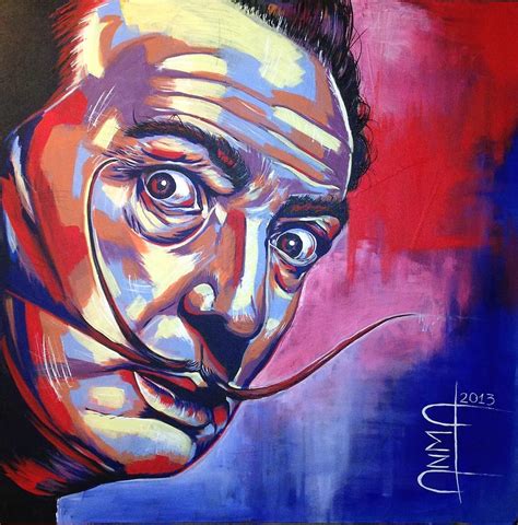 Salvador Dali Painting by Andres Machado