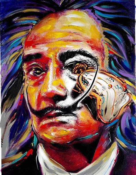 Salvador Dali Painting by Dick Zimmerman | Saatchi Art