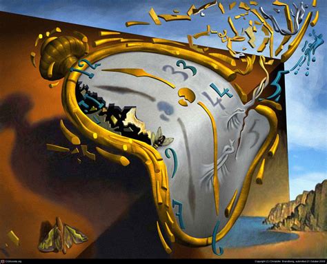 Salvador Dali Time Exploding or Time Passes | Salvador ...