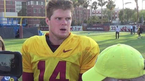 Sam Darnold speaks on losing the QB competition   YouTube