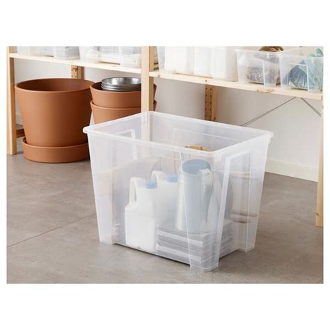 SAMLA Caja, transparente, 56x39x42 cm/65 l   IKEA