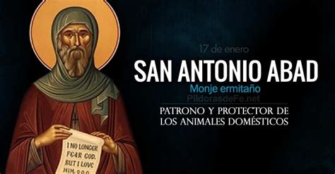 San Antonio, Abad. Patrono y protector de los animales ...