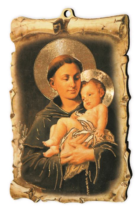 San Antonio de Padua. Cuadro 14 x 9 cm. | El pan de los pobres