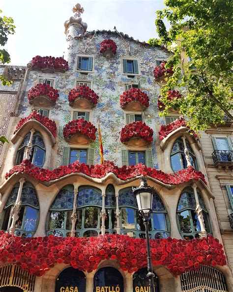 Sant Jordi 2017 Casa Batlló | Casa batlló, Art and architecture, Garden ...