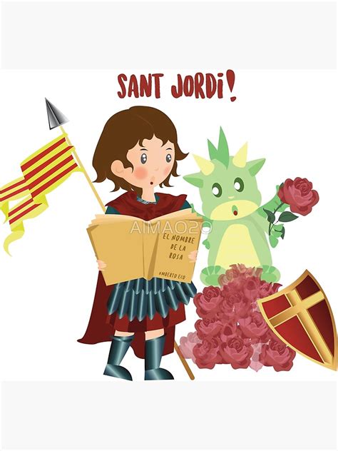 Sant Jordi Catalunya  Poster by AlMAO2O | Redbubble