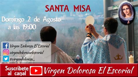Santa Misa en VIVO de hoy Domingo en directo   2 Agosto 2020   YouTube