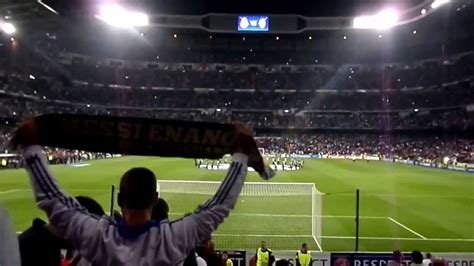 Santiago bernabeu himno del Real Madrid partido Real ...