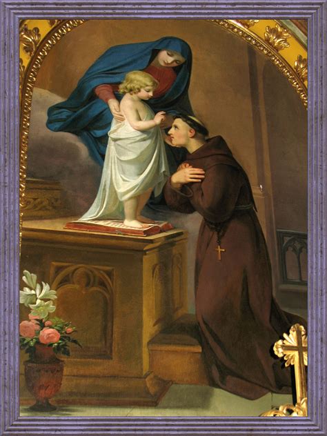 Santo Antônio e a Virgem Maria