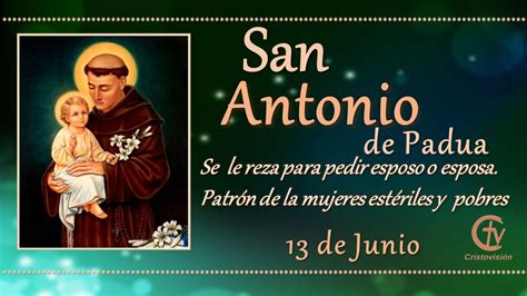 SANTO DEL DÍA || San Antonio de Padua | Cristovisión