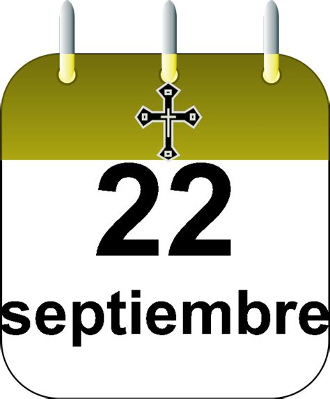 Santoral 22 de septiembre   Calendario