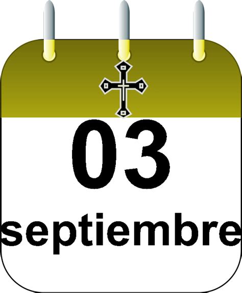 Santoral 3 de septiembre   Calendario
