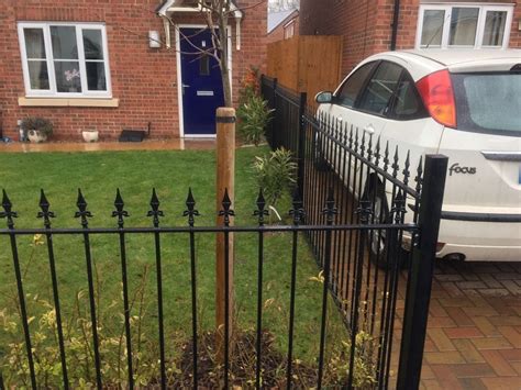 Saxon Metal Fence Panels | Buy 3ft High Metal Garden ...