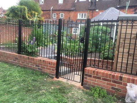 Saxon Metal Fence Panels | Buy 3ft High Metal Garden ...