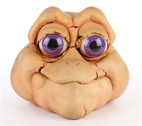 “Baby Sinclair” screen used puppet head from Jim Henson’s Dinosaurs.