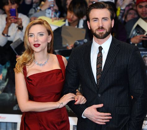 Scarlett Johansson and Chris Evans Photos Photos    Captain America ...