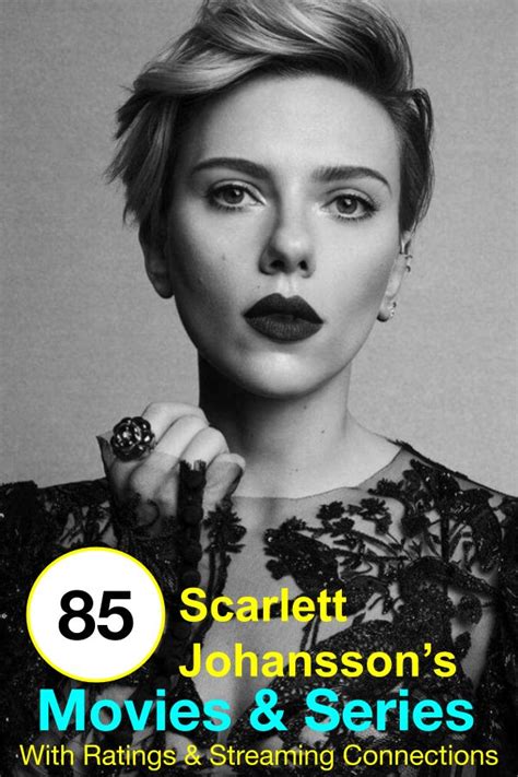 Scarlett Johansson s Movies and Series, Ranked | Scarlett johansson ...