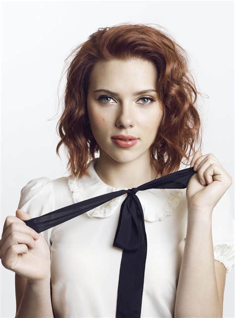 Scarlett Johansson | Scarlett johansson photoshoot, Short red hair ...