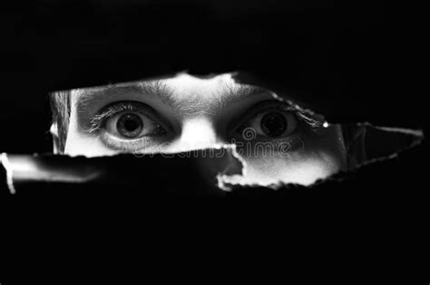 Scary eyes of a man stock photo. Image of male, murderer ...