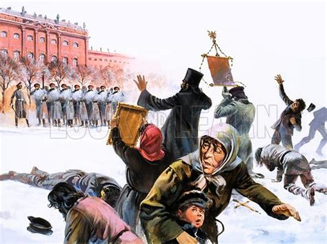 Scene from Russian Revolution of 1905 stock image | Look ...