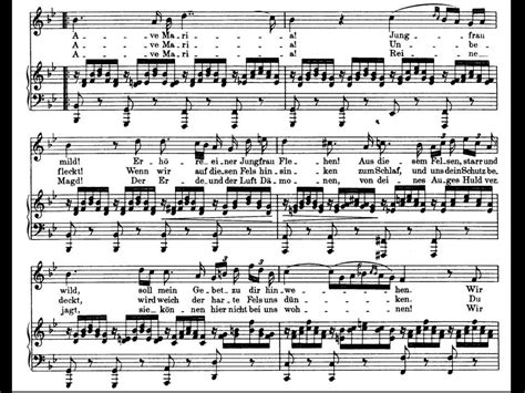 Schubert. Ave Maria. Piano y Soprano. Partitura ...