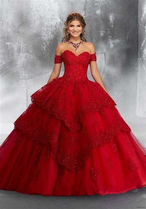 【COLECCIÓN 2019】19 Vestidos de XV Años Color Rojo ...