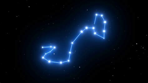 Scorpio Constellation on a Beautiful Starry Night ...