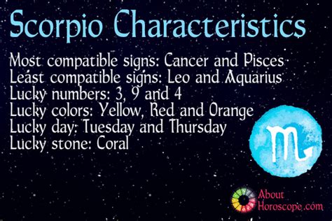 Scorpio Traits, Personality And Characteristics