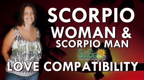 Scorpio Woman Scorpio Man – A Compatible Match   YouTube
