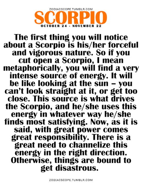 Scorpio ZodiacScope Top 9 | Scorpio Quotes