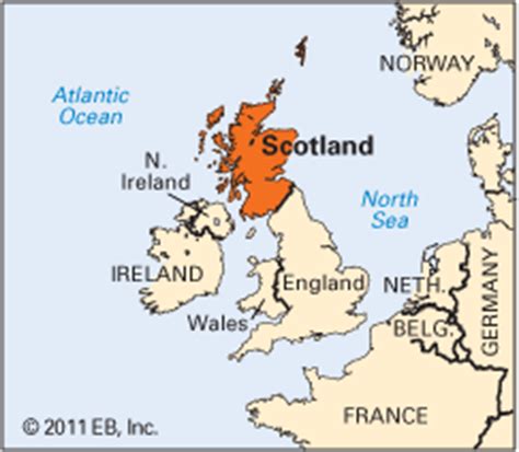 Scotland: location    Kids Encyclopedia | Children s ...