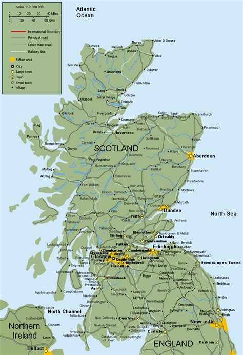 scotland map with cities | UFOCUS NZ Research Network, Tauranga, New ...