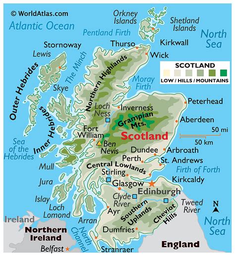Scotland Maps & Facts   World Atlas