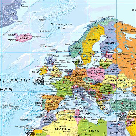 Scottish Double Sided Map   World / Europe : XYZ Maps