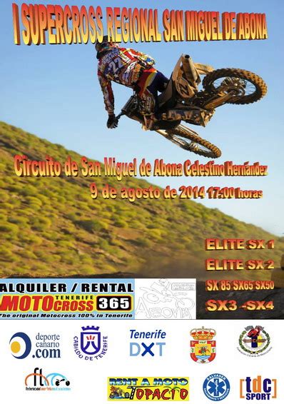 Se inaugura el Supercross `Trofeo Motocross 365´ Canariasenmoto.com