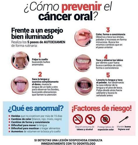 ¿Se puede autodiagnosticar el cáncer oral?   Clínica ...