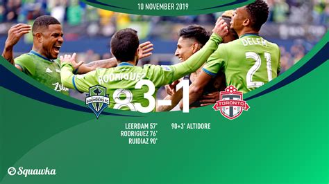 Seattle Sounders 3 1 Toronto FC:  Mr Play offs  Ruidiaz ...