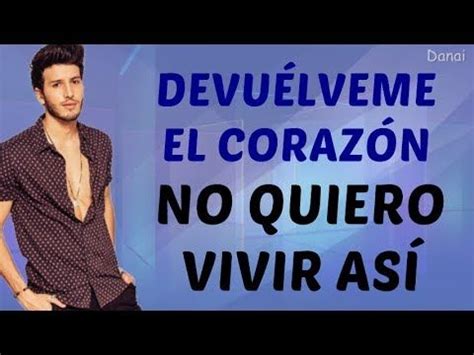 Sebastian Yatra   Devuélveme el Corazón  Letra    YouTube ...