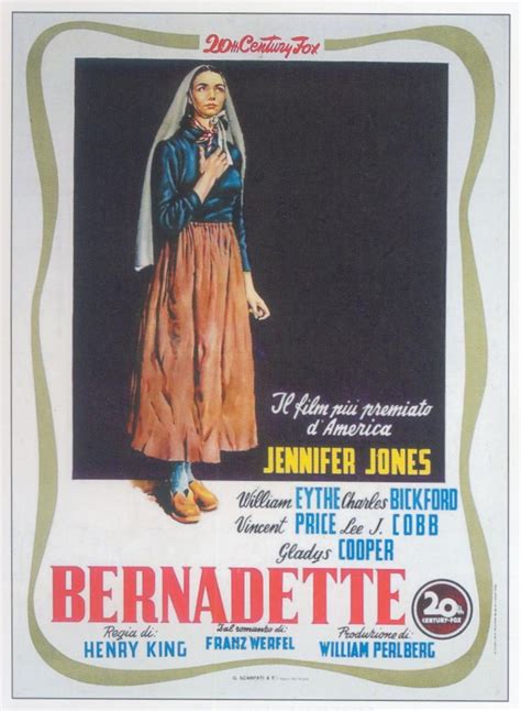 Sección visual de La canción de Bernadette   FilmAffinity