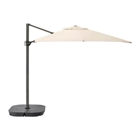 SEGLARÖ / SVARTÖ Parasol, suspendu avec socle   IKEA