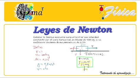 Segunda Ley de Newton|Ejercicio 2|Física fimat   YouTube