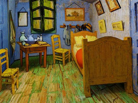 “El dormitorio en Arlés”, de Van Gogh, era color lila ...