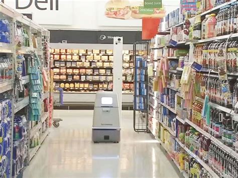 Select Walmart stores have autonomous robots that track ...