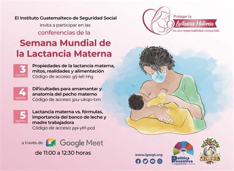 Semana Mundial de la Lactancia Materna 2021   Noticias IGSS