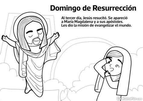 Semana Santa Imprimibles para Colorear | Imagenes de jesus resucitado ...