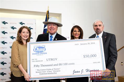 Sen. Juan ‘Chuy’ Hinojosa gifts $50,000 to UTRGV to ...